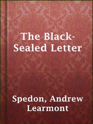 cover image of The Black-Sealed Letter